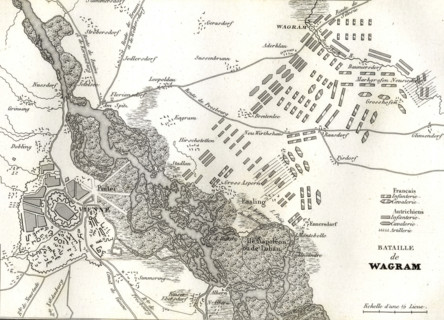 Plan de la bataille de Wagram