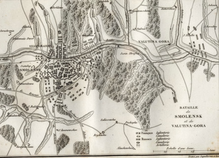 Plan de la bataille de Smolensk
