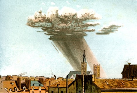 Nuage à giboulée