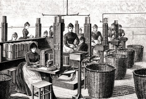 Allumettes fabrication des boîtes