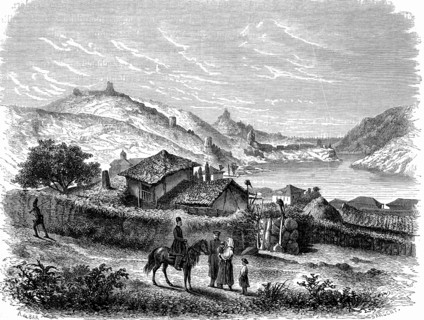 Vieille ville de Balaklava, Crimée, Russie