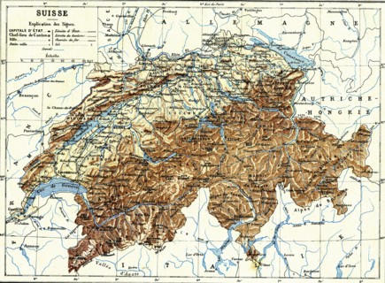 Switzerland map