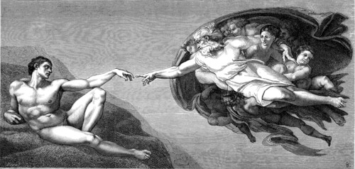 "La Création d'Adam" par Michel-Ange