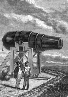 The giant gun Columbiad Rodmar