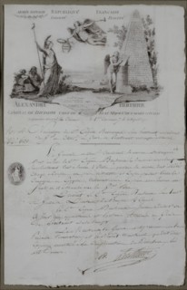 Nomination d'Eugène de Beauharnais au titre de lieutenant auprès du général en chef Bonaparte