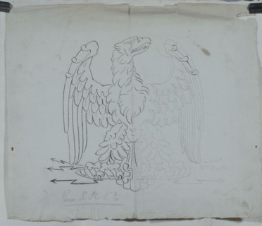 Chaudet, Etude préparatoire pour l'aigle impérial, symbole de l'Empire français