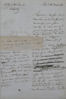 Order to defend the city of Madrid in December 1811, from Emperor Napoleon I