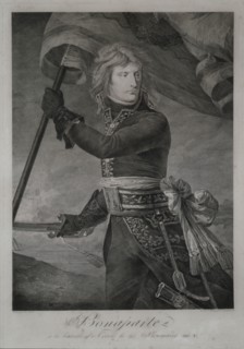 D'après Gros, Bonaparte au Pont d'Arcole