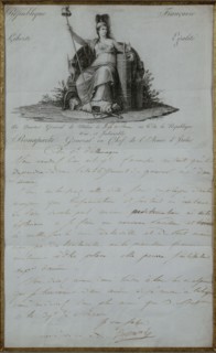Institution de la République Cisalpine d'Encaunes par Bonaparte