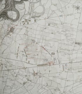 Map of the Marengo battlefield, June 15, 1800