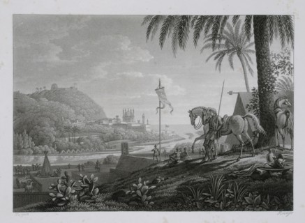 The Crusade Knight: illustration of a song composed by Queen Hortense c.1810