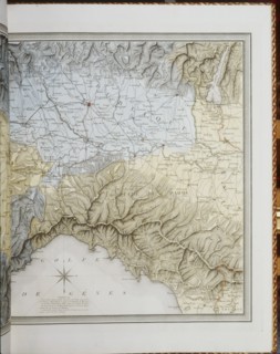 Account of the battle of Marengo, map of the center of Italy (detail) (1804)