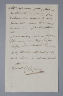 Emperor Napoleon I's first will, written on St. Helena island (1819)