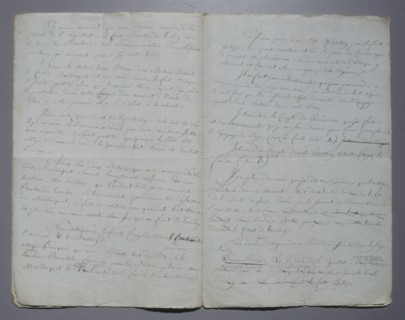 Manuscrit, Plan du siège de Toulon (1793)