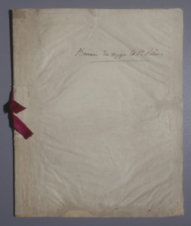 Itineray of the travel to St. Helena (1840)