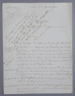 Berthier's report to Emperor Napoleon I, Campaign in Russia (1812)