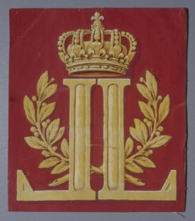 Vernet, Preliminary drawing for Louis XVIII's coat of arms