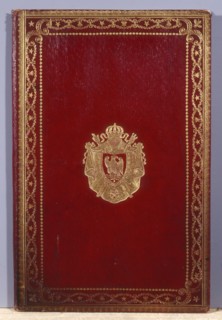 Cover with the Emperor's coat of arms, Signature book