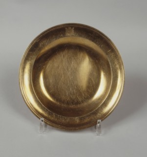 Set of 6 plates from the Vermeil campaign set, with marshal Marmont's coat of arms