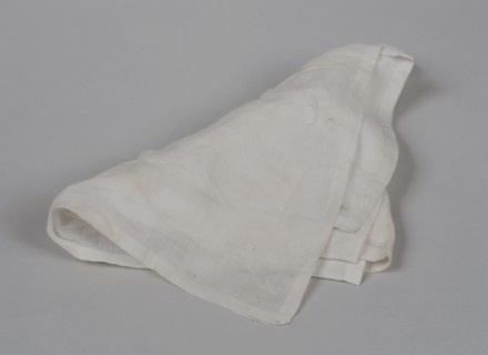 Emperor Napoleon I's hankerchief, which he used on St. Helena