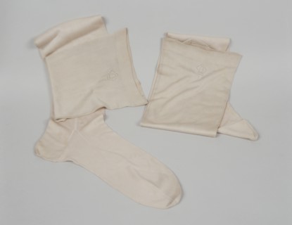 Emperor Napoleon I's pair of stockings on St. Helena