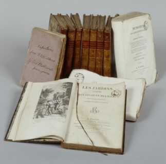 Books of the Emperor's library on St. Helena island
