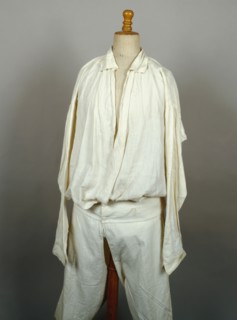 Shirt and long johns worn by Emperor Napoleon I on St. Helena island