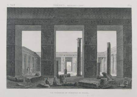 Medinet Habu temple in Louxor