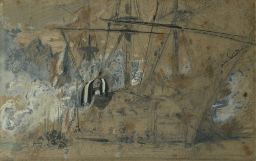 Isabey, Napoleon I's remains transfered aboard the  frigate 'Belle Poule'