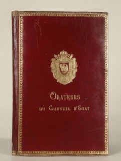 Chemise portefeuille de l'empereur Napoléon 1er au Conseil d'Etat