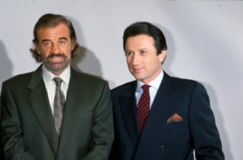 Jean-Paul Belmondo et Michel Drucker