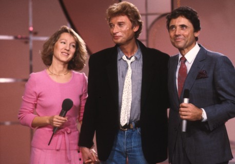Sacha Distel, Nathalie Baye, Johnny Hallyday