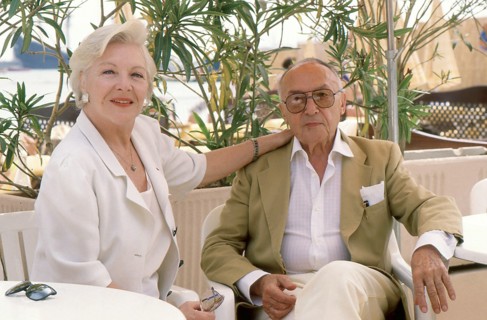 Line Renaud et son mari Loulou Gasté, 1990