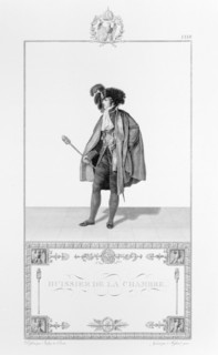 Le Livre du Sacre par Percier et Fontaine : Huissier de la Chambre.