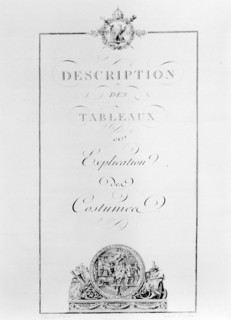 Le Livre du Sacre par Percier et Fontaine : description des tableaux et explication des costumes.
