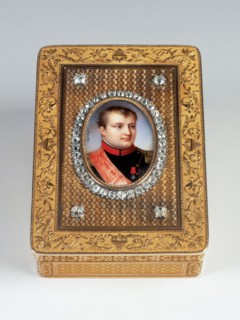 Boîte de présent. Portrait de Napoléon