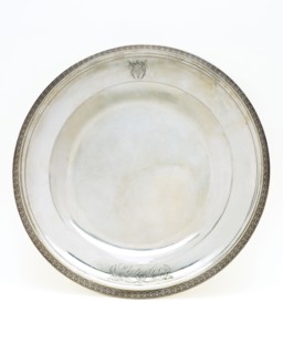 Assiette aux armes de Napoléon 1er