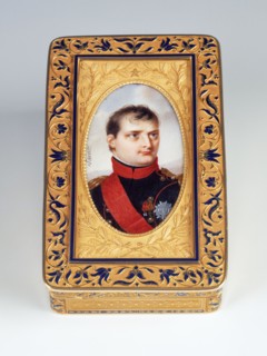 Boîte de présent. Portrait de Napoléon
