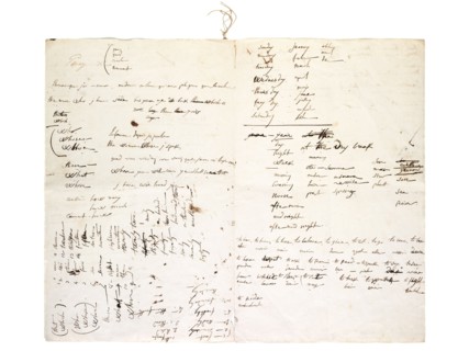 Napoleon I's English lessons at Longwood