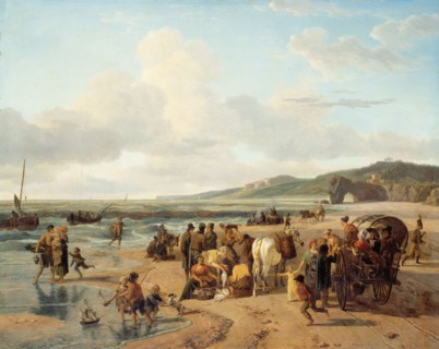 Demarne, Plage à marée basse
