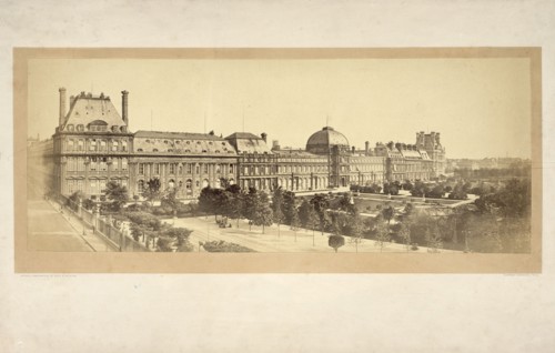 Tuileries Palace panoramic view