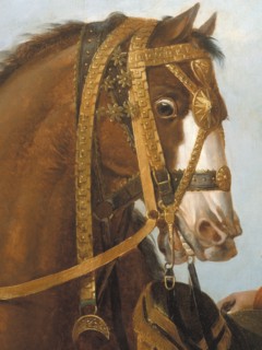 Boze, Lefèvre et Vernet, Le Général Bonaparte et son chef d'état-major le général Berthier à la bataille de Marengo, détail