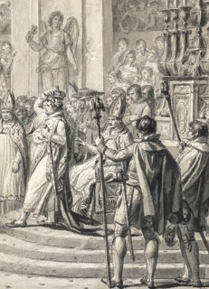 David, Le Sacre ou Le Couronnement (détail)