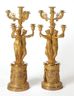 Thomire, Paire de candélabres
