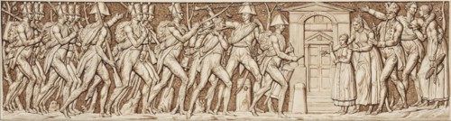 Pierre-Nolasque Bergeret, Entrée des français à Varsovie