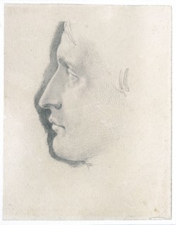 Anonyme, Etude d'un profil de Napoléon