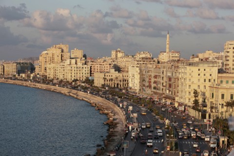 Alexandrie, le front de mer
