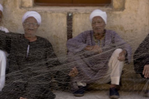 Fabrication et réparation des filets de pêche en Egypte