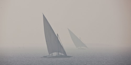 Felouques sur le delta du Nil