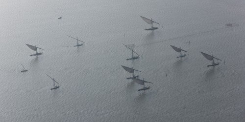 Felouques sur le delta du Nil